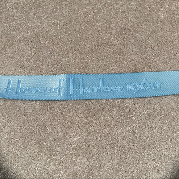 House of Harlow 1960 Crescent Moon Nylon Puffy Powder Blue Crossbody Bag - Picture 6 of 16